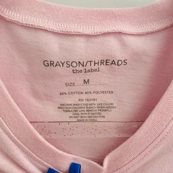 NWOT grayson/threads the label nyc new york tshirt size medium - Picture 2 of 3